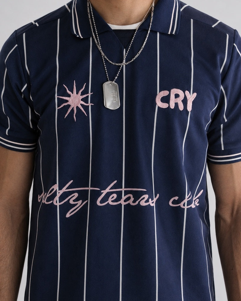 Salty Tears Club Jersey Navy