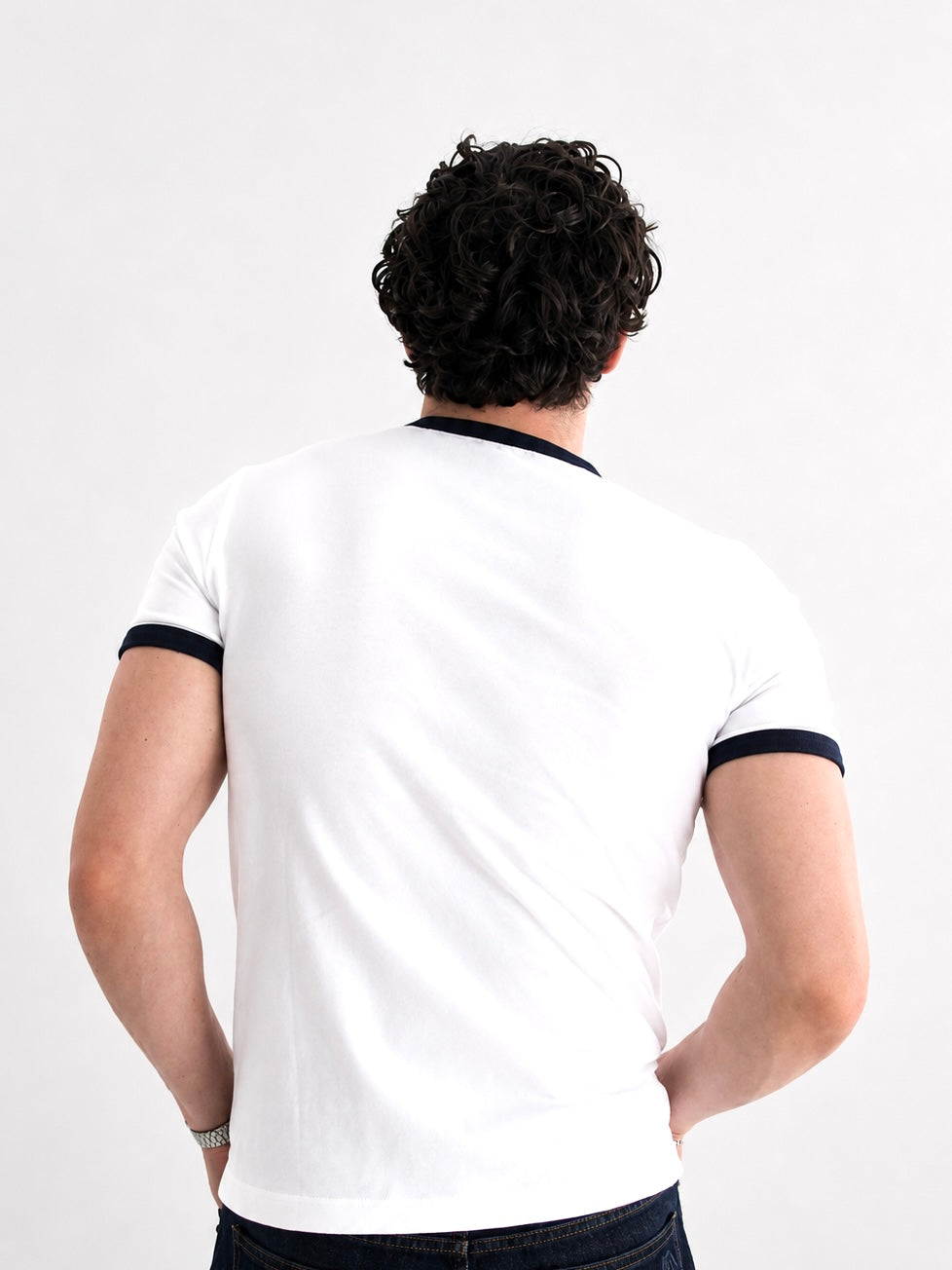Ringer Tee White