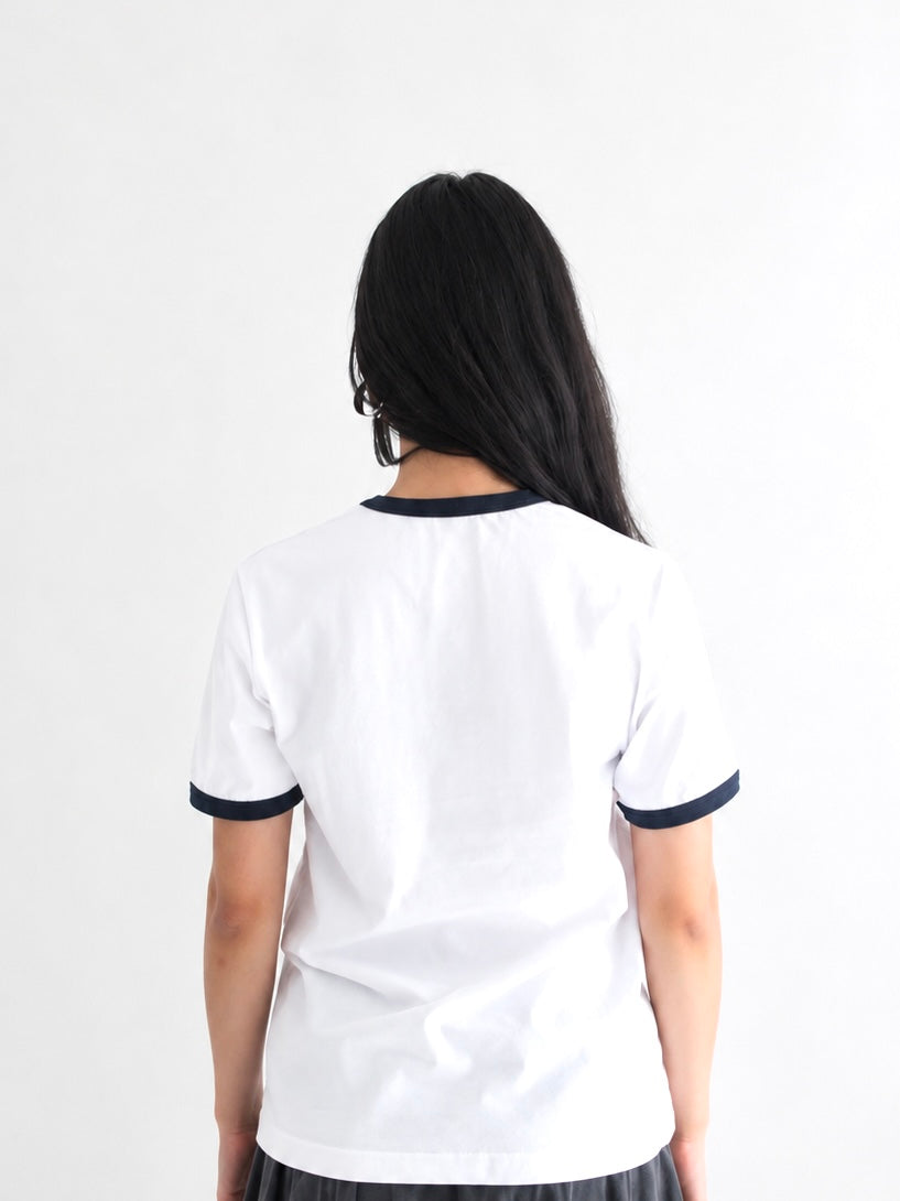 Ringer Tee White