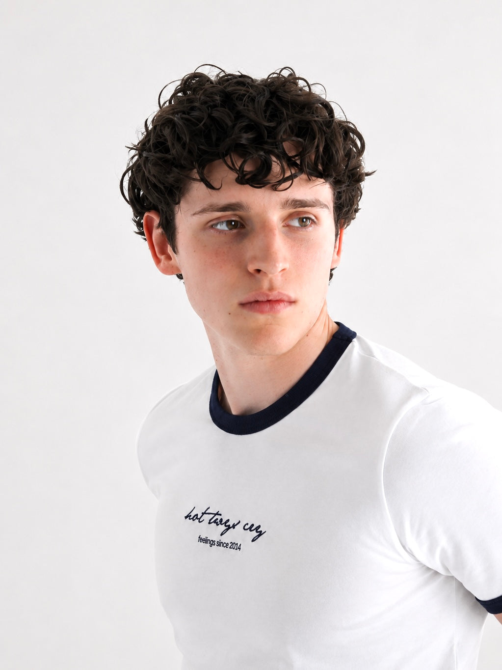Ringer Tee White