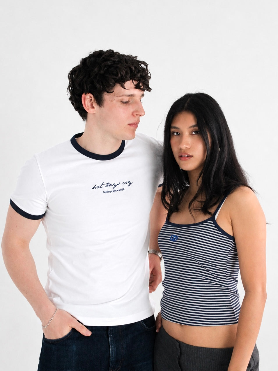 Ringer Tee White