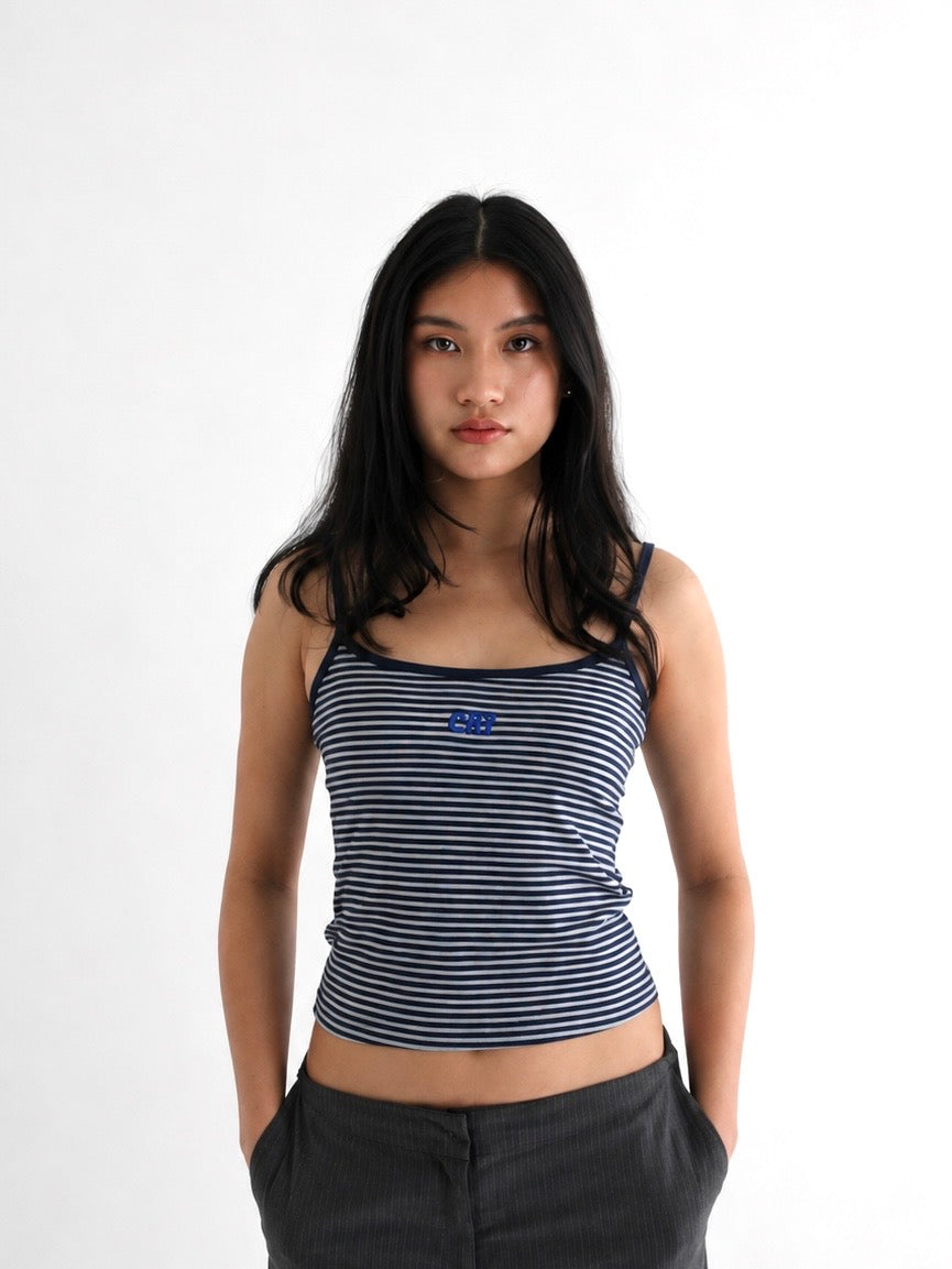 Striped Spaghetti Top