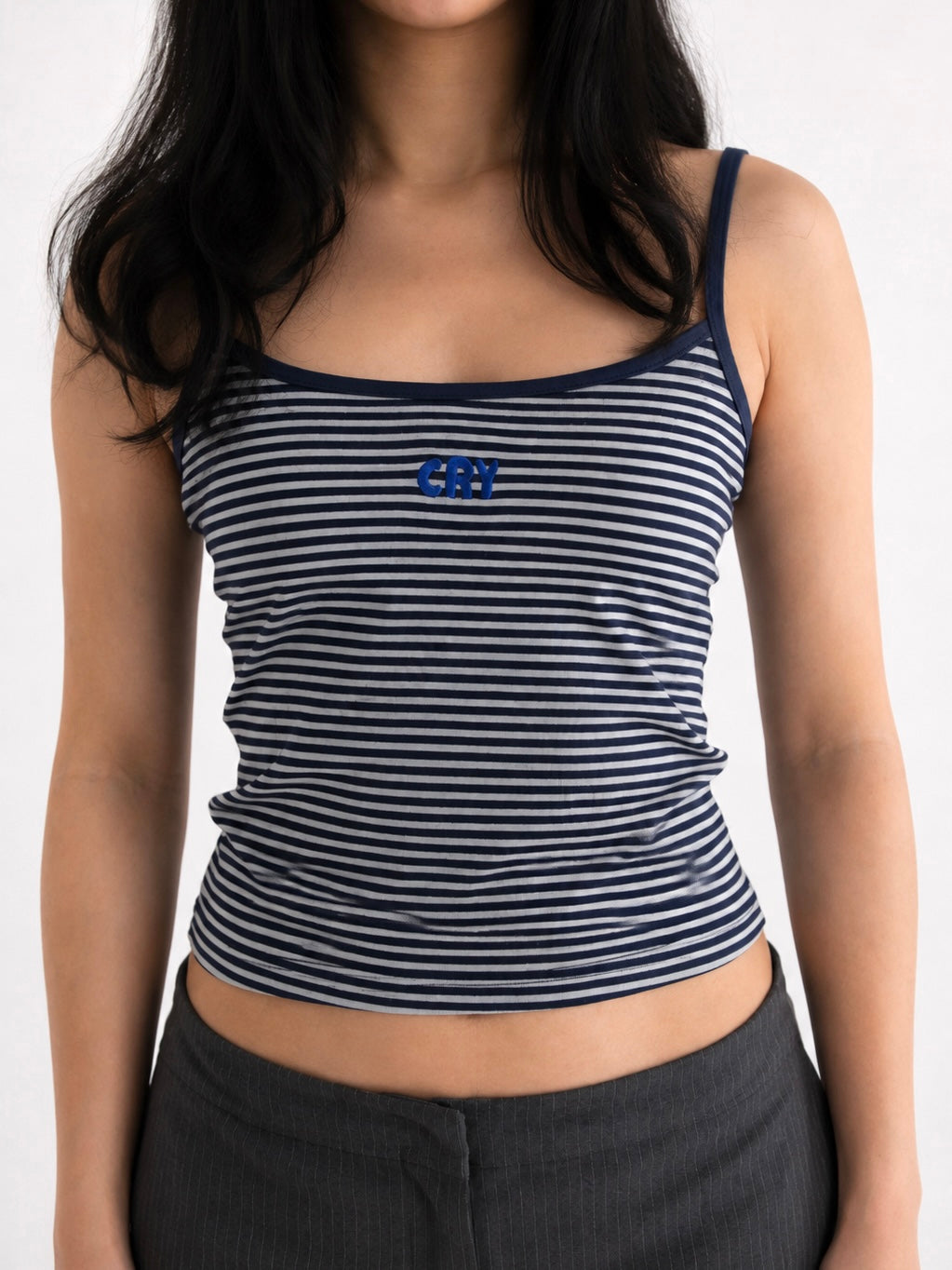 Striped Spaghetti Top