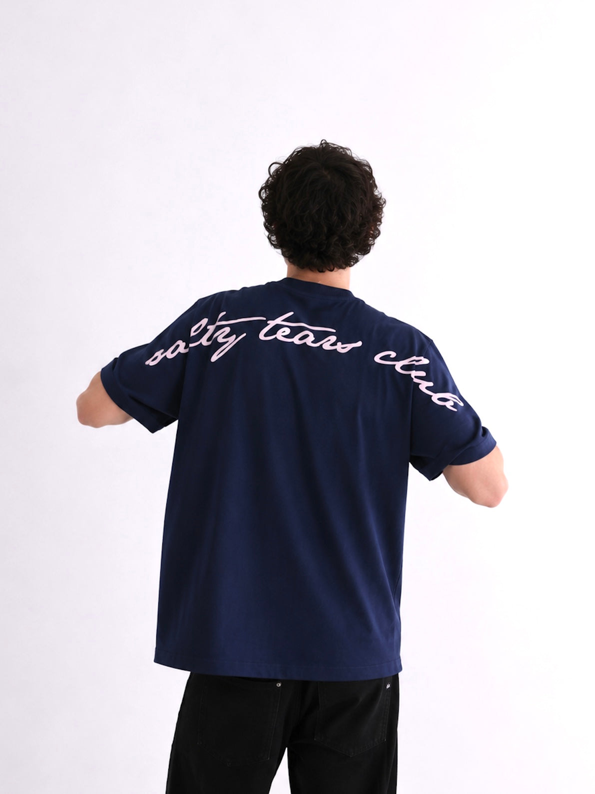 Salty Tears Club Tee Navy